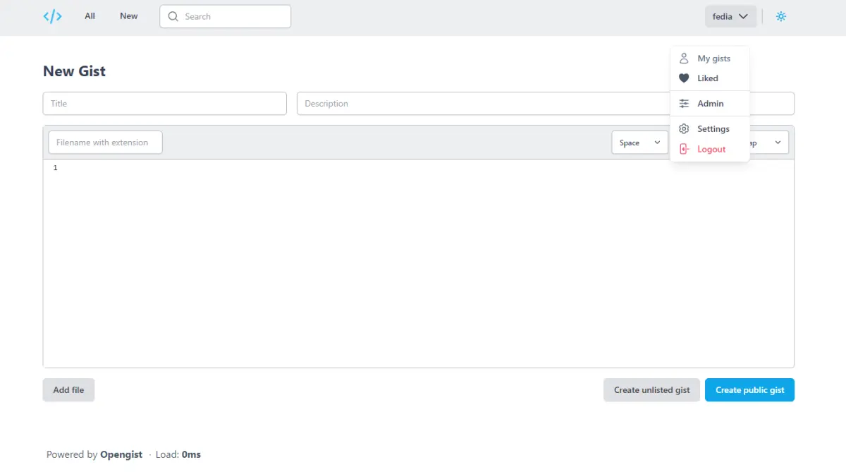 OpenGist