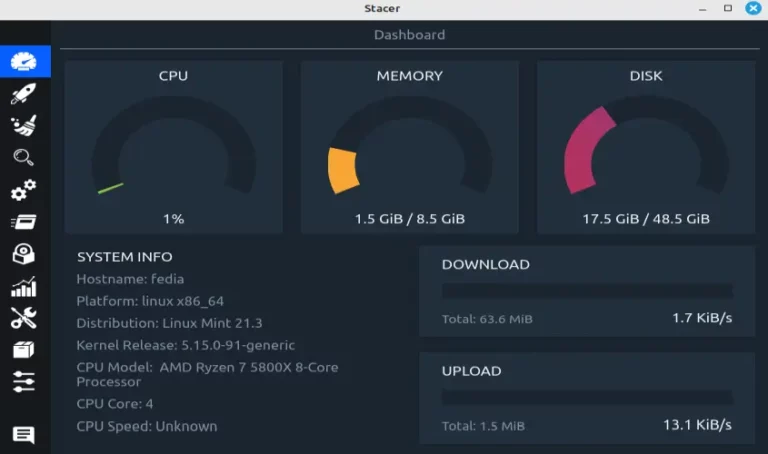 Stacer: Най-лесният начин за оптимизиране и почистване на вашата Linux ОС