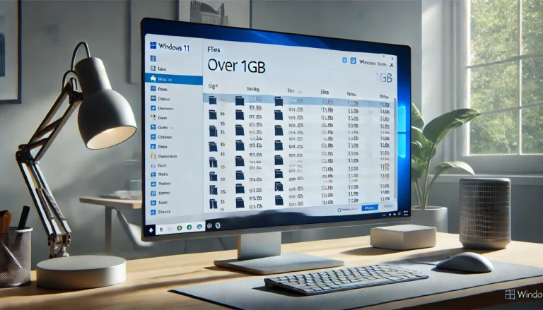 Как да намерите най-големите файлове и свободното дисково пространство в Windows 11