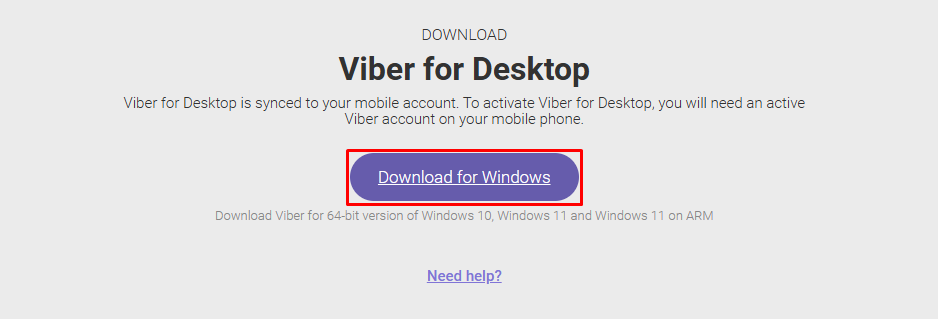 Download for Windows