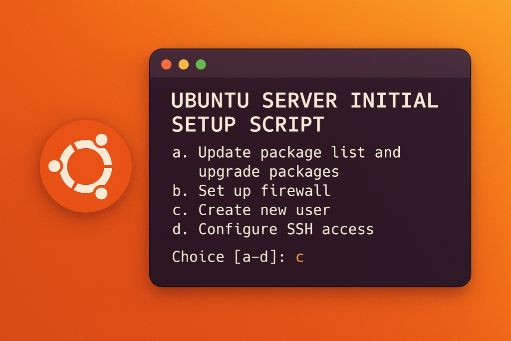 Ubuntu Server Initial Setup Script: Начална настройка с едно кликване!