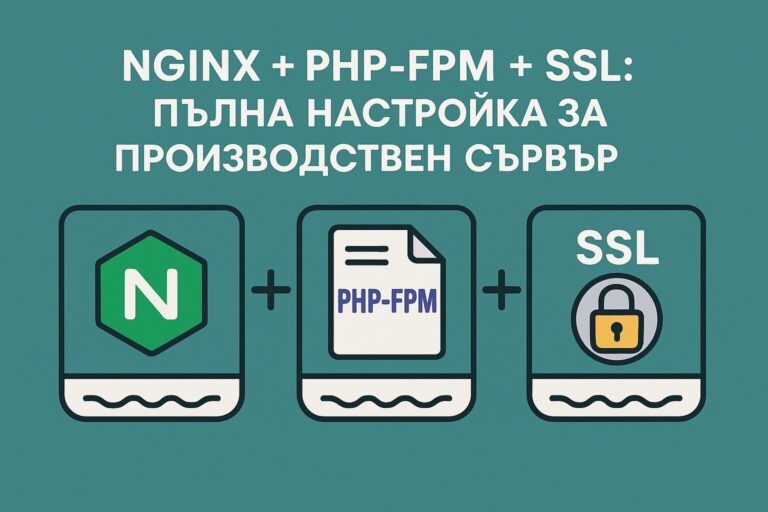 Nginx + PHP-FPM + SSL: Пълна настройка за производствен сървър