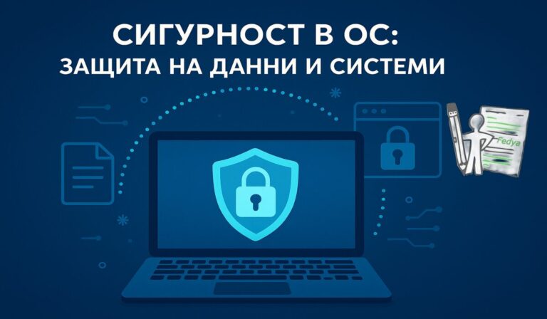 Сигурност в ОС: Защита на данни и системи.