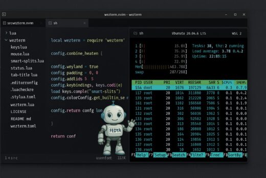 Как да настроим WezTerm за перфектен Linux workflow в WSL2