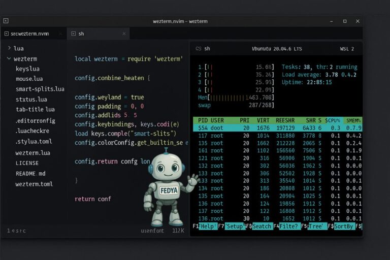 Как да настроим WezTerm за перфектен Linux workflow в WSL2
