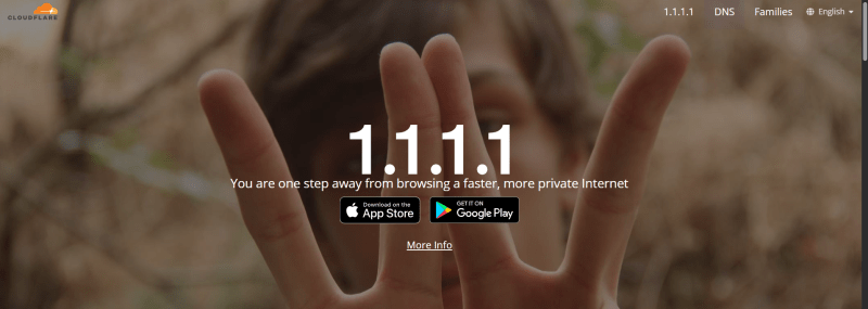 Cloudflare DNS (1.1.1.1)