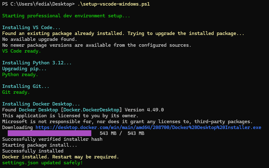 Автоматизирана настройка на VS Code за Windows 11: Професионален подход