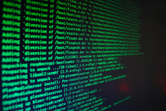 Terminal с изпълнени команди